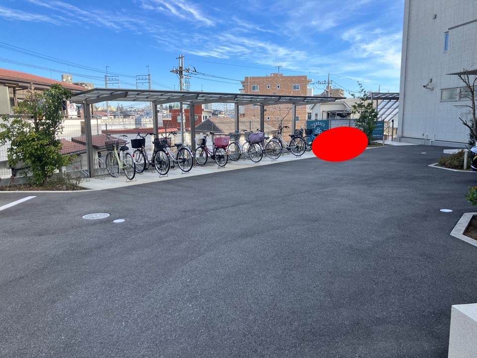 テラス,フィットネス,アクセス,入り口,駐車場,駐輪場