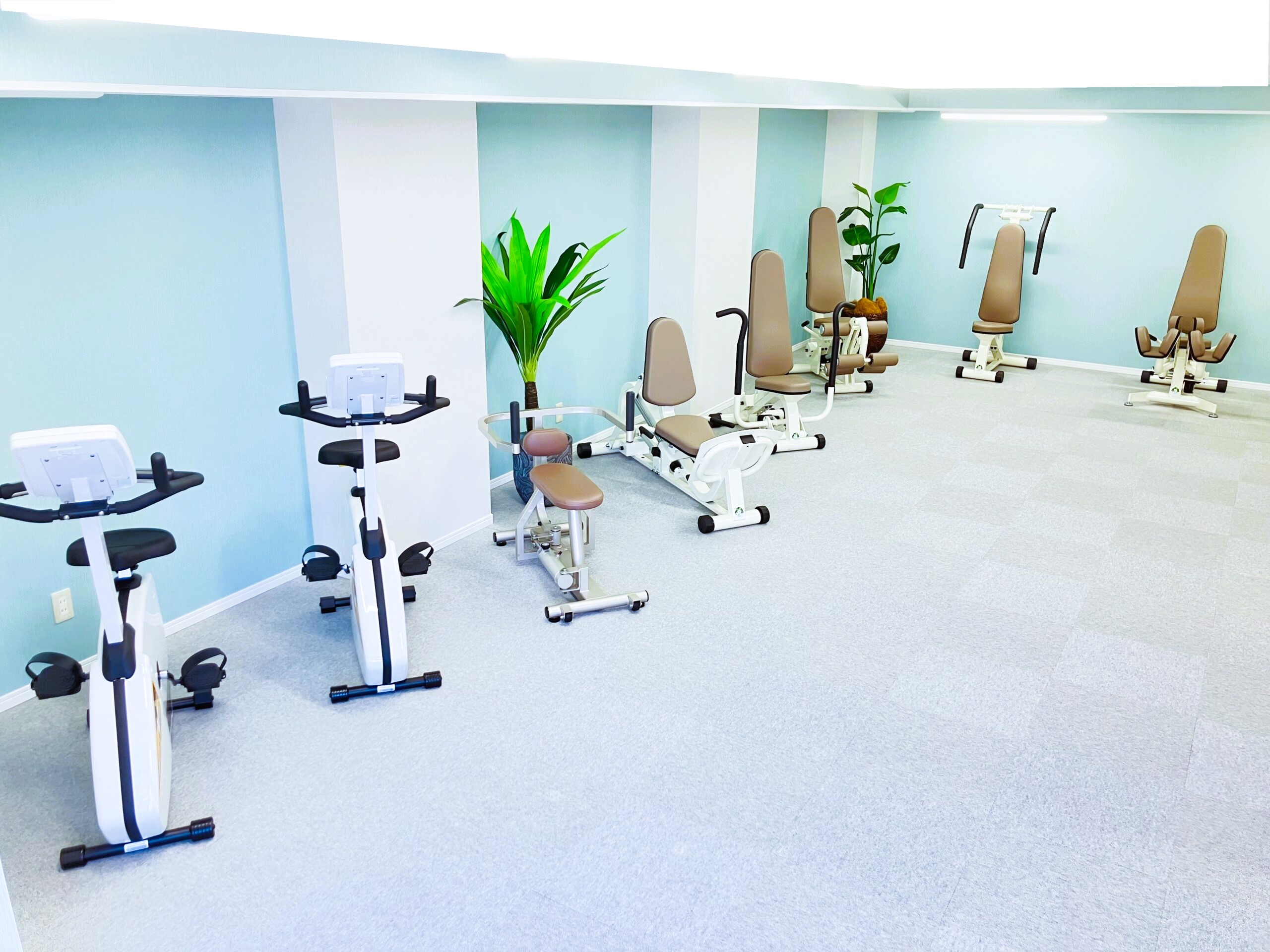 施設,マシン,機器,筋力トレーニング,シニア,高齢者,リハビリ